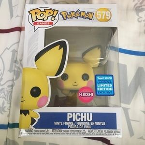 Pichu Pokémon Funko Pop Limited Edition Flocked